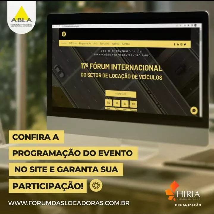 17º Fórum Internacional do Setor de Locação de Veículos